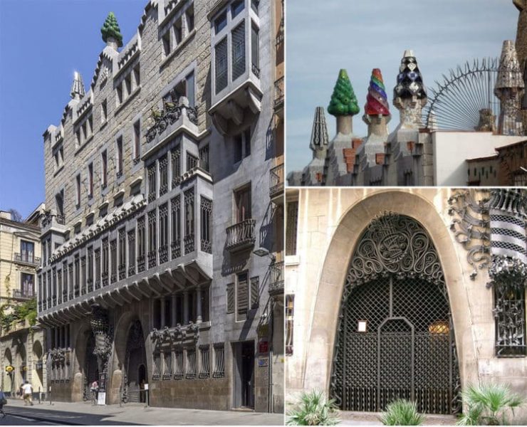 необычные здания Гауди в Барселоне
